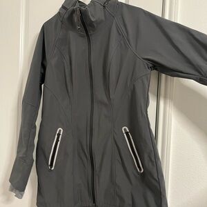 Women's Gray Hooded Jacket